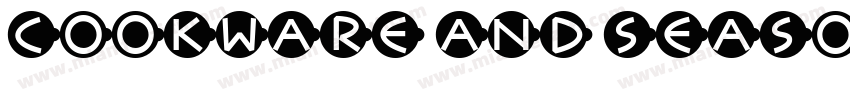 Cookware and Seasoi字体转换